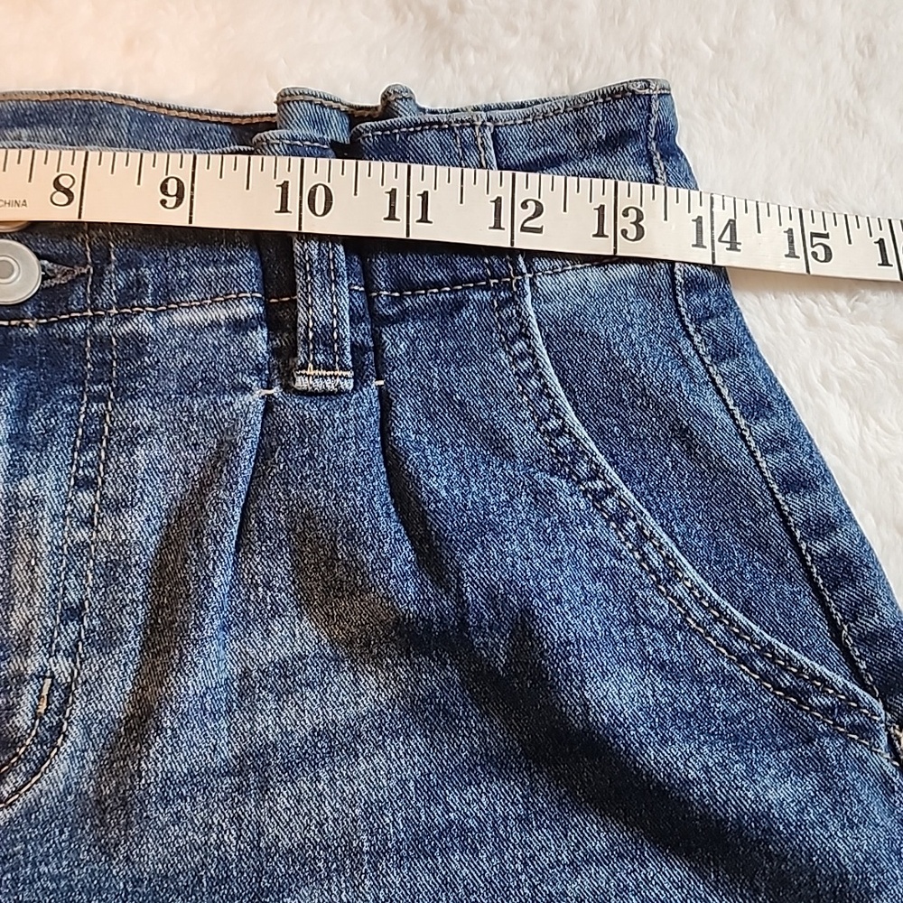 No Boundaries Blue Denim Shorts - Picture 5 of 9